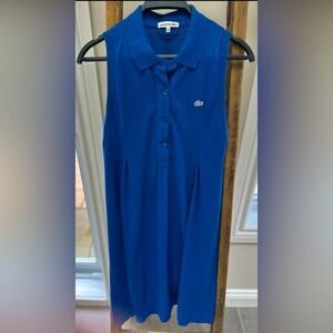 Lacoste Royal Blue Sleeveless Dress